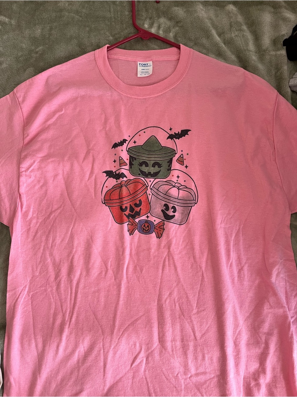 Pink Halloween Pumpkin Graphic Tee
